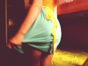 Perfect booty under that dress!