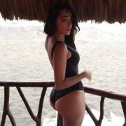 Manelik - Black swimsuit booty