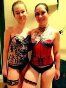 Painted on Corsets!