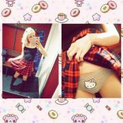 Little OOTD today, ready for "classes" with Daddy 