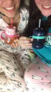 Sippys cups and soft pjs <3