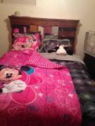 I made the bed all by myself!