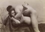 Erotische Aufnahme c1880s