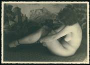 arms around her knees