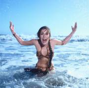Princess Leia in the ocean....