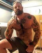 tattooed brute