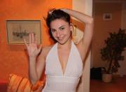 Girl shows up to a party naked