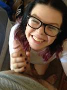 I'm always happy when something in my mouth (f+m)