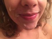 She loves jerking me off til I cum on her face.