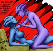 Liara and Aria, DO WANT