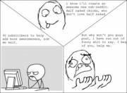 Ladies and gentlemen what do i have to do, as your fearless Mod to inspire you to post. i present you with a poorly made comic