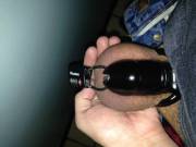 Slight security upgrade. Miss stopped by my work to make sure everything was locked up tight. Brought the new lock with her.