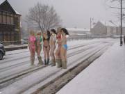 Oh, the weather outside is frightful