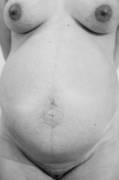 Gorgeous B&W Preggo