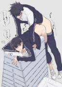 Quick fuck in the gym