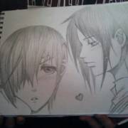 Someone said yaoi art? Here is a picture my friend drew for me.