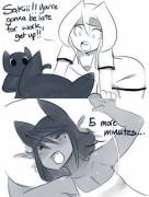 Wake-Up Call, with Murasaki & Aoi - 10pgs (LightSource)