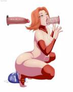 Two Dicks, One Lina (and a dildo)