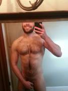 This is my beard, this is my butt... and that is my back. (x-post from lbgw) NSFW