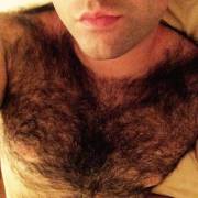 Chest hair for days...