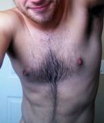 My boyfriend...real women love chest hair.