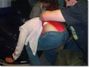 Bent over? not in my town.