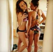 Picture of a friends self wedgie.