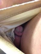 Up my shorts at work