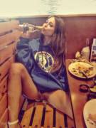 At a mexican restaurant