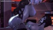 Liara riding her mom, Matriach Benezia (futa / alts in comments)