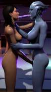 Ashley & Liara deepthroat together