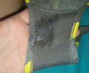 i had fun playing in these earlier ;) I have a girlfriend so I'm surprised how wet I got in these thinking about cock ;)