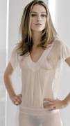 Keira Knightley naked in See Through Shirt