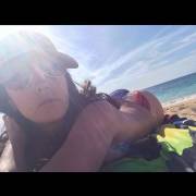 Jenna soaking up some rays