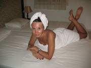 Towelled and tanlined