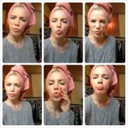 Cute blonde trying out some poses