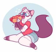 She could bite my sausage anytime.