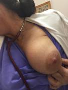 One boobie nurse