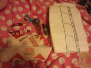 How I am spending my night. (most nights actually, minus the Taco Bell) <3