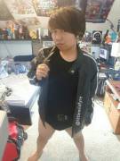 Today, I participated in an ageplay/littles pageant! I went for a Grease themed outfit!