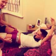 Handcuffed To The Bed & Stripped...