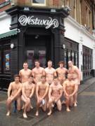 Naked ... Except for their Socks