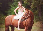 Bareback and Barefoot - via r/GirlsWithBareFeet