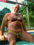 Fills his trunks well