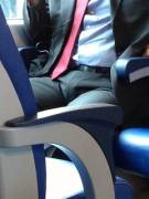 I love it when I get to sit opposite this on a train