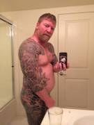 My very own muscle daddy bear.