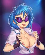 Here, have some Vinyl tiddies (artist: nauthleroy)