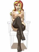 Sunset Shimmer facial (artist:kevinsano artist:allosaurus)