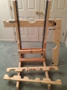 Homemade adjustable wooden stockade. (x-post from r/bdsm)