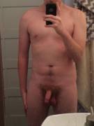 Just found this sub, are there any girls out there that actually get turned on by smaller dicks? I'd love to get some feedback and exchange more pics if so. (Sorry for the dirty mirror, better close up of me hard in comments)